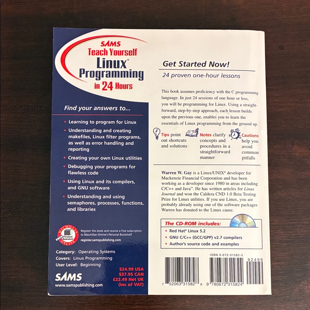 SAMS Teach Yourself Linux Programming Starter Kit - Picture 2 of 7